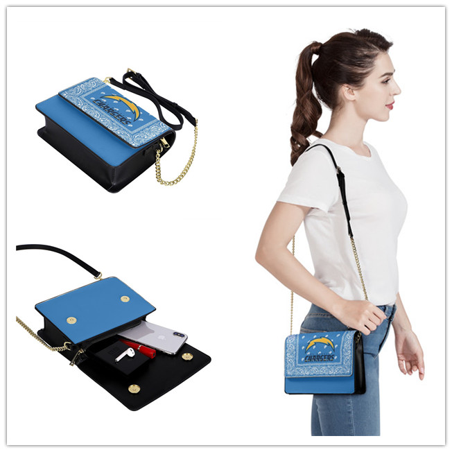 Los Angeles Chargers PU Leather Crossbody Bags 001